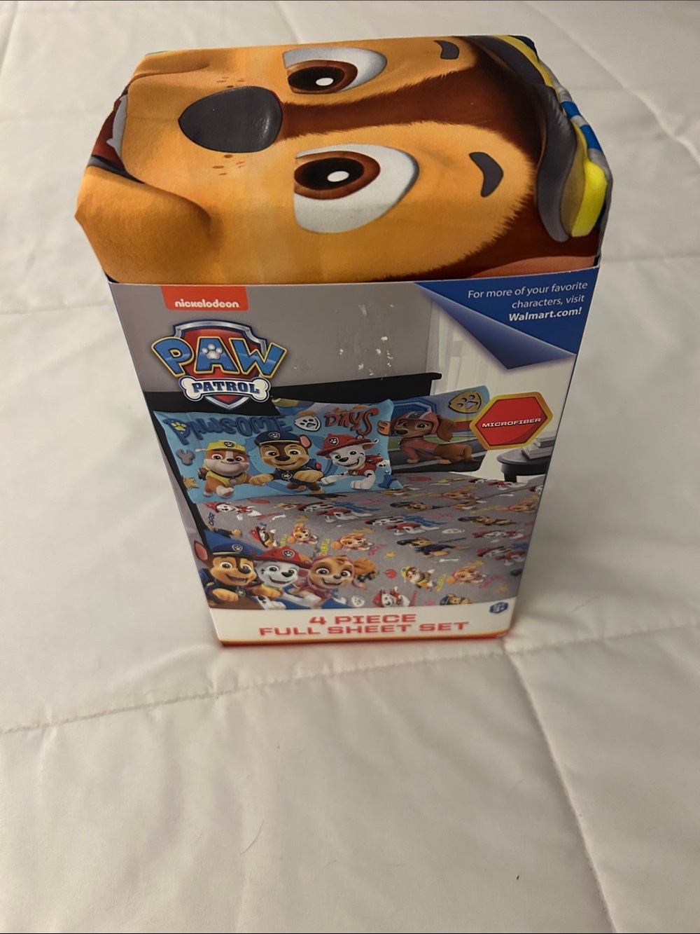 Paw Patrol Orange and Blue Character Full Sheet Set